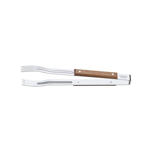 Pinza Para Carne Tramontina Con Lámina De Acero Inoxidable Y Mango De Madera 37 Cm