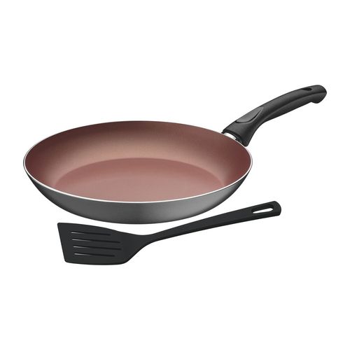 Sartén Tramontina Vermont En Aluminio Y Espátula Negra 28 Cm 2 L