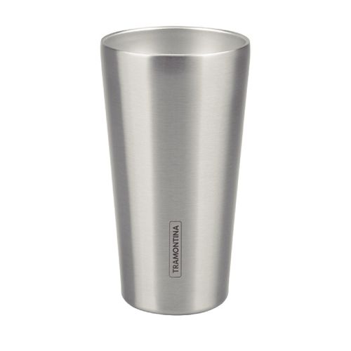 Vaso Térmico Tramontina Exata en Acero Inoxidable sin Tapa 420 ml