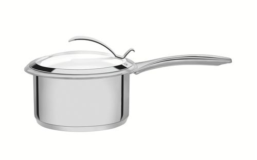 Cacerola Con Mango Tramontina Rotonda Ceramic Triple Fondo De Acero Inoxidable Con Ceramico Interno 16 Cm 1,80 L