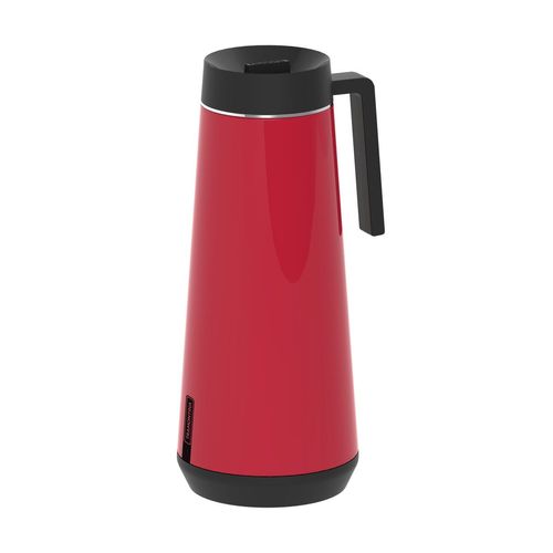 Jarra Térmica Tramontina Exata De Acero Inoxidable Roja 1 L