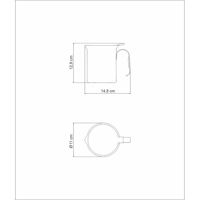 Jarra Cafetera de Acero Inoxidable - 1 a 1.5 lt Casa Dibato