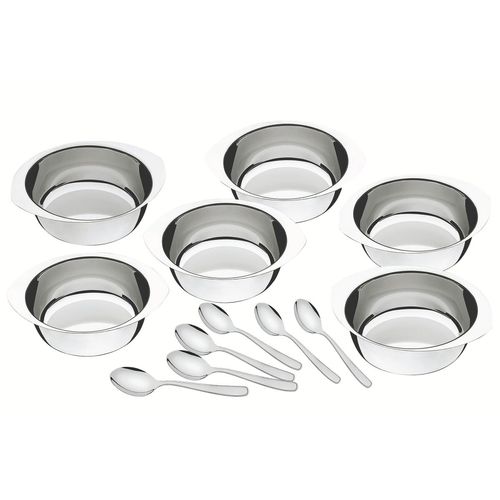 Juego Para Postre Service De Acero Inoxidable De 12 Piezas Tramontina