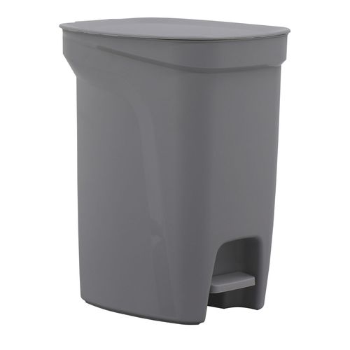 Basurero Tramontina Compact En Polipropileno Gris 10 L