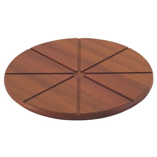 Tabla Para Pizza De Madera Con Divisorias 40 Cm