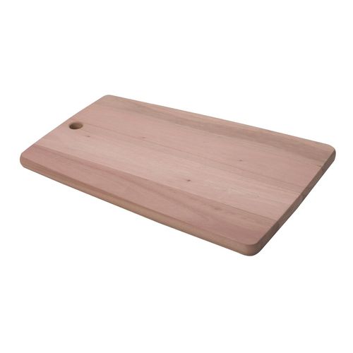 Tabla Tramontina Rectangular De Madera Eucalipto Con Agujero 34x23 Cm