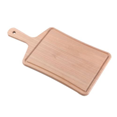Tabla Tramontina Con Canal Y Mango Recto De Madera Tauarí 35x19 Cm
