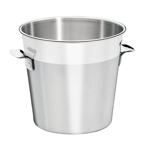 Champañera Tramontina Cosmos De Acero Inoxidable Opaco Con Borde Brillante 20 Cm 5,2 L