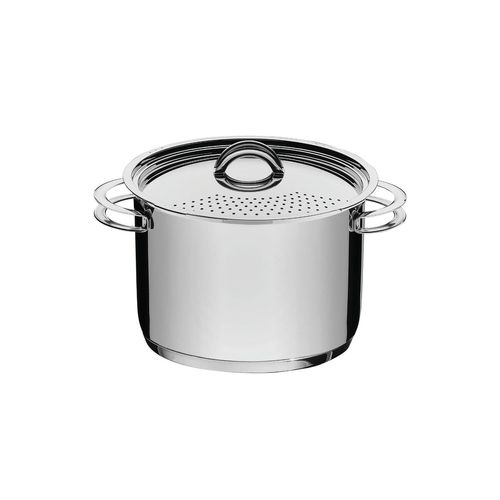 Cacerola Para Pasta Tramontina Solar De Acero Inoxidable Triple Fondo De 24 Cm Y 7,70 L