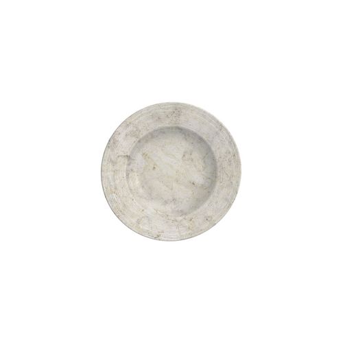 Plato Postre Tramontina Travertino En Porcelana Decorada 21 Cm