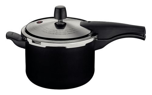 Olla A Presión Tramontina Vancouver Effect Negro 20 Cm 4,5 L