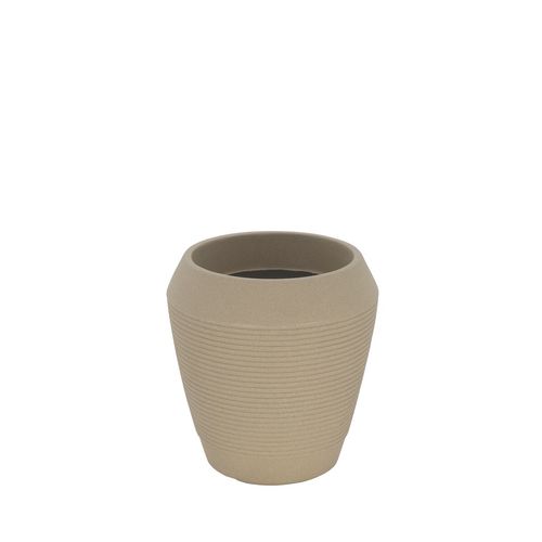 Maceta Mediana Tramontina Egipcio Arena En Polietileno 46x33 Cm