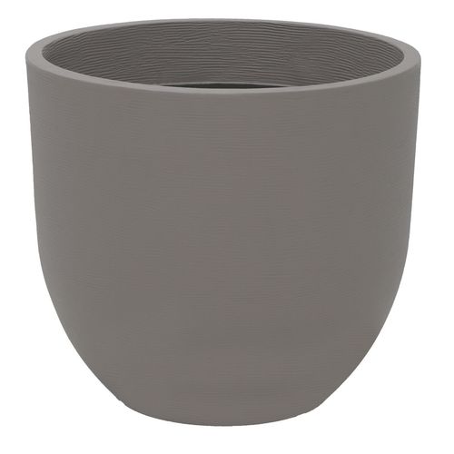Maceta Grande Tramontina Laos Gris En Polietileno 54x59 Cm