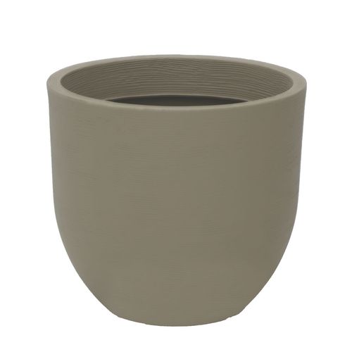Maceta Mediana Tramontina Laos Arena En Polietileno 45x49 Cm