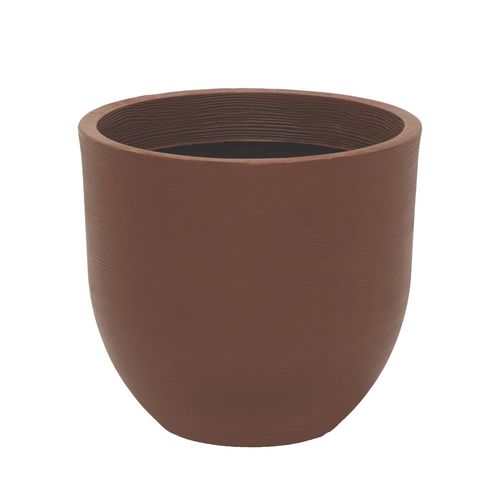Maceta Mediana Tramontina Laos Marron En Polietileno 45x49 Cm