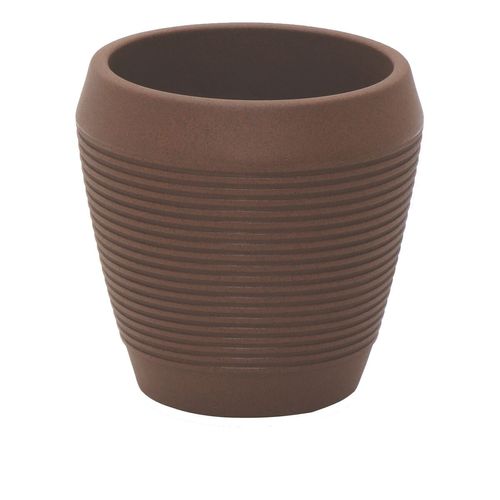 Maceta Grande Tramontina Egipcio Marron En Polietileno 54x42 Cm