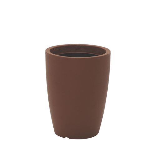Maceta Mediana Tramontina Thai Marron En Polietileno 48x36 Cm