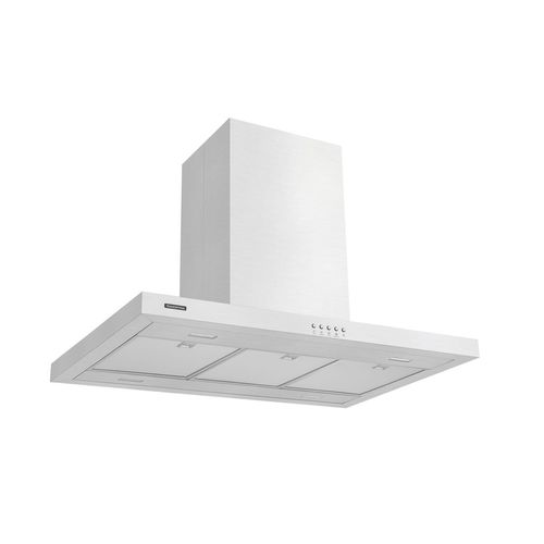 Campana Dritta Isla en Acero Inoxidable 90 cm 220 V