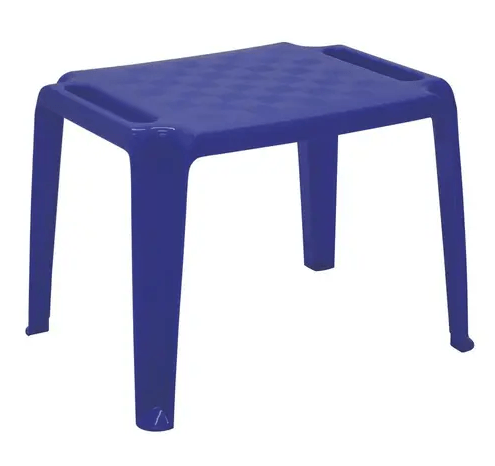Mesa Infantil Tramontina Dona Chica En Polipropileno Azul