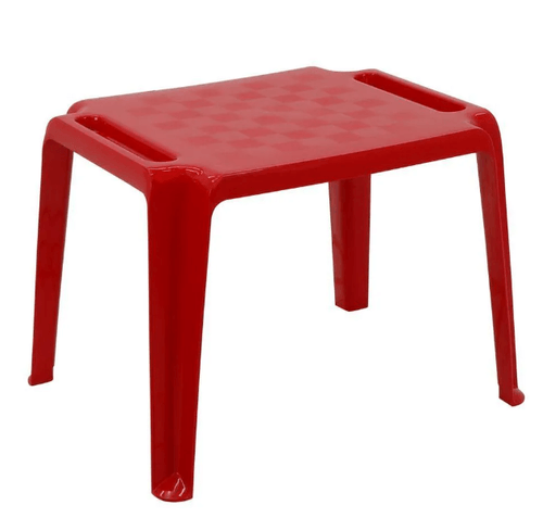 Mesa Infantil Tramontina Dona Chica En Polipropileno Rojo