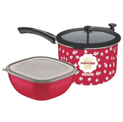 Olla Para Pororo 6 L Con Bowl Loreto Tramontina Rojo