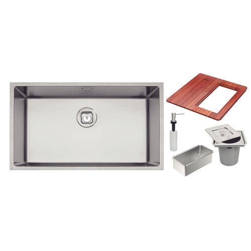 Bacha Tramontina Quadrum Deisgn Collection 70x40x20 Cm Con Accesorios