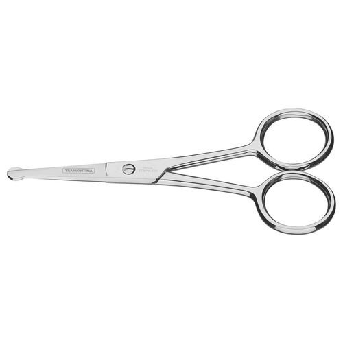 Tijera De Cabello Y Uñas Para Bebés Tramontina De Acero Inoxidable