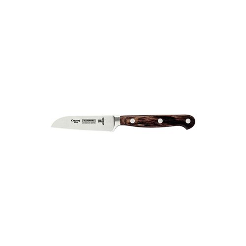 Cuchillo Para Frutas Y Verduras 3" Century Wood Oscuro Tramontina
