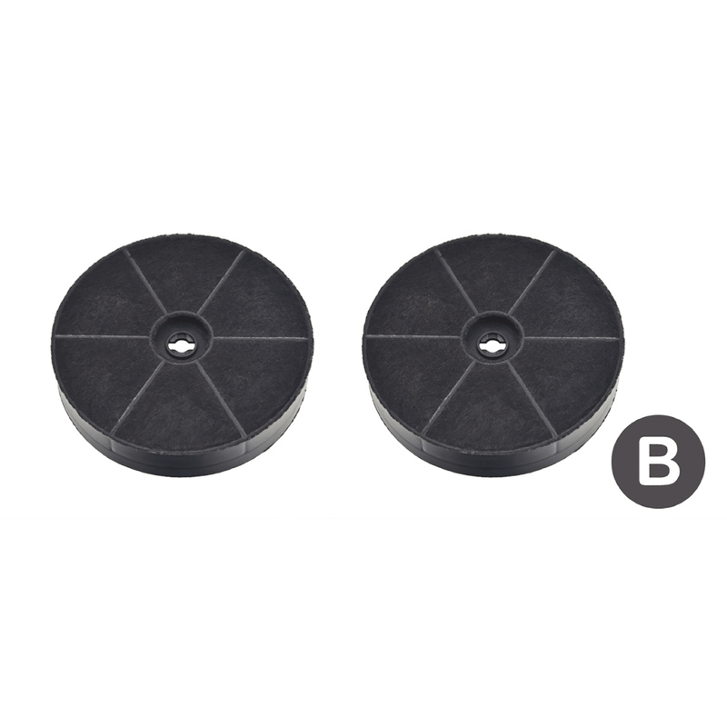Filtros De Carbón Activado Para Campana Extractora - Pack De 2 Unidades, 174x174x25 Mm, Fácil Instalación