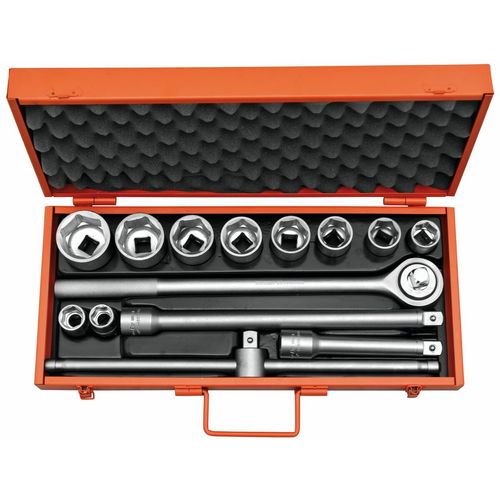 Maletín Con Dados Y Accesorios 3/4" 14 Piezas - Milímetros Tramontina Pro