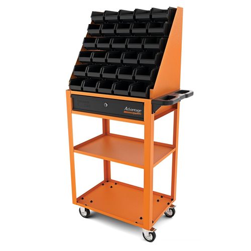 Carro Abierto Con 30 Cubetas Bin Numero 3 Tramontina Pro