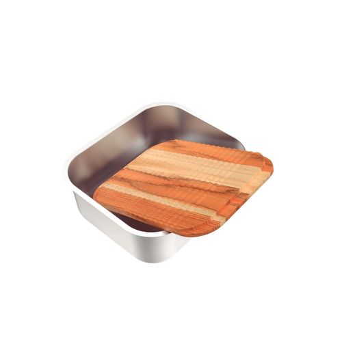 Lavadero Con Tabla Tramontina Compact En Acero Inoxidable 20 L 40x34x17 Cm