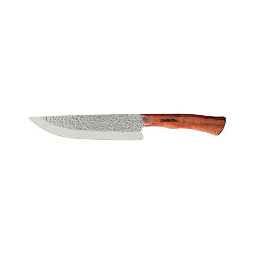 Cuchillo Para Carne Tramontina Nomade Con Lámina De Acero Inoxidable Y Mango De Madera 8"