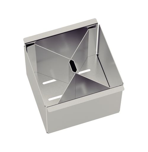 Porta Cubiertos De Acero Inoxidable Tramontina Para Canal De Empotrar