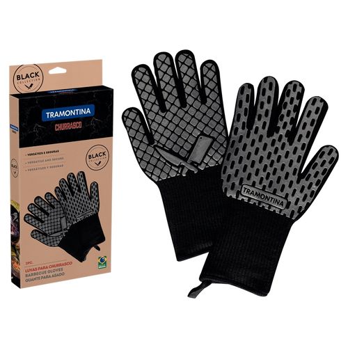 Guantes Tramontina Churrasco Black 02 Piezas