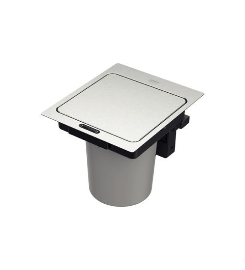 Basurero De Empotrar Con Sensor Tramontina De Acero Inoxidable Con Balde plastico De 5 L
