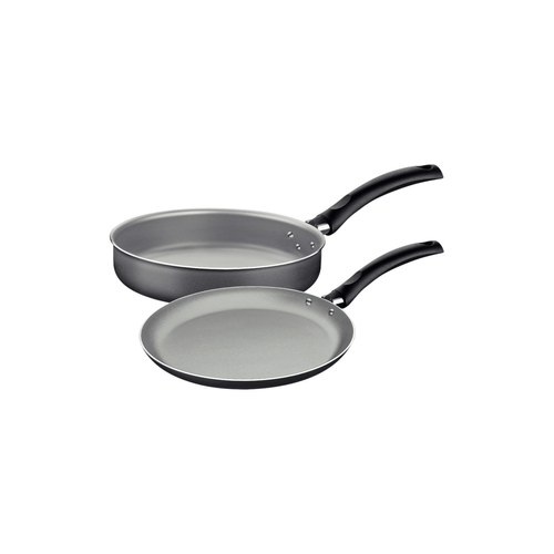 Juego De Sartenes Tramontina Turim En Aluminio Con Revestimiento Interno Con Antiadherente Starflon Max 2 Piezas