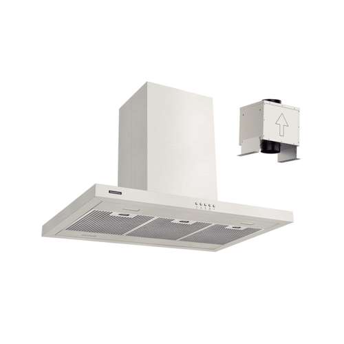 Campana Tramontina Isla 90 Split En Acero Inoxidable 90 Cm 220 V