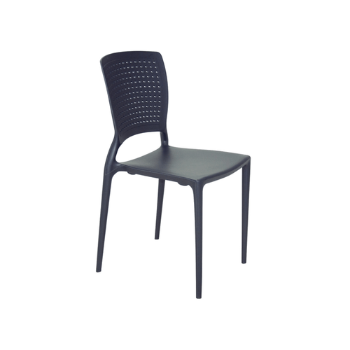 Silla Tramontina Safira En Polipropileno Y Fibra De Vidrio Gris