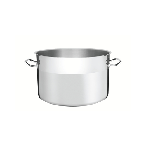 Cacerola Industrial Tramontina Professional Sin Tapa Triple Fondo De Acero Inoxidable 40 Cm 30 L