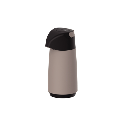Termo Tramontina Exata En Plástico Beige Con Ampolla De Vidrio De 1 L