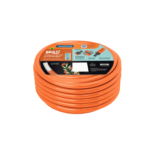 Manguera Superflex Naranja 30 M Con Accesorios 1/2 Tramontina
