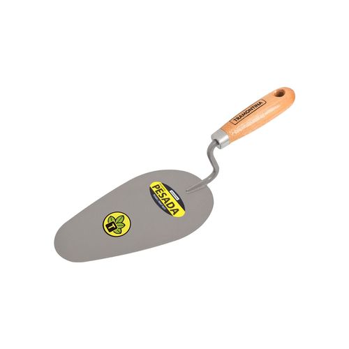 Cuchara Para Albañil Pesada 7" Mango De Madera Con Hueco Para Colgar Tramontina