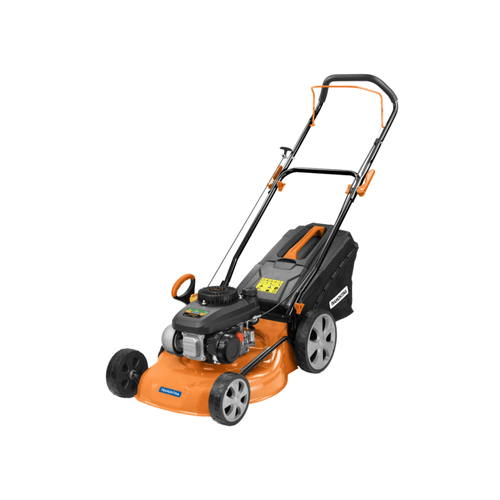 Cortadora de Césped a Gasolina Tramontina CC46M con Diámetro de Corte de 460 mm Motor 141 cc Chasis Metálico y Recolector Rígido