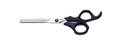 Tijera Para Cabello Tramontina Supercort 6" Con Lámina En Acero Inoxidable Con Filo Desbaste Y Mango De Polipropileno Ónix