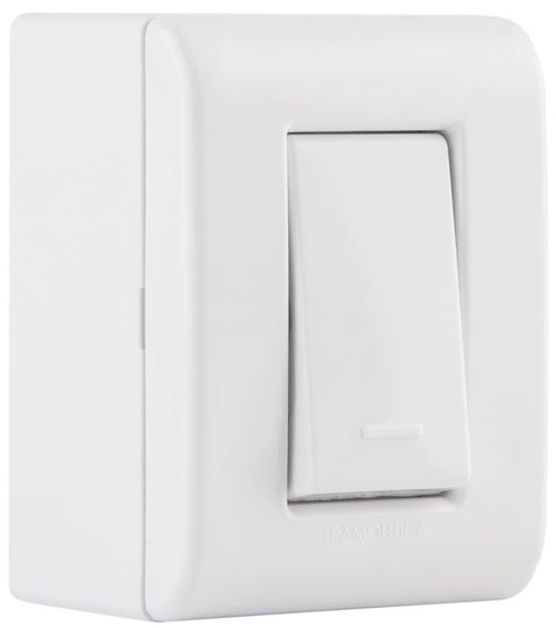 Conjunto Cajas Con 1 Interruptor Simples 10A 250V~