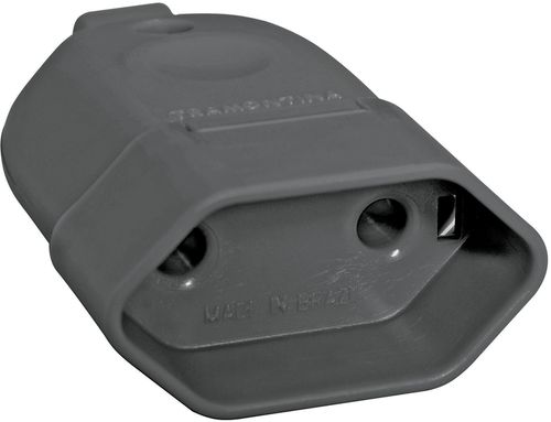 Plug Hembra 2P 10A 250V~ Color Negro