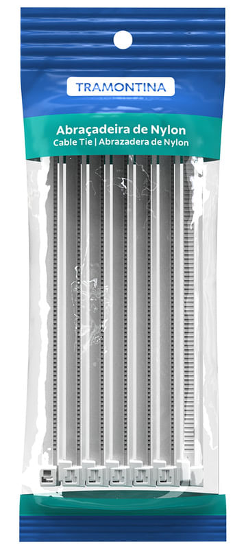 Abrazadera De Nylon 536X13,7X2,1 Mm Tramontina Blanca