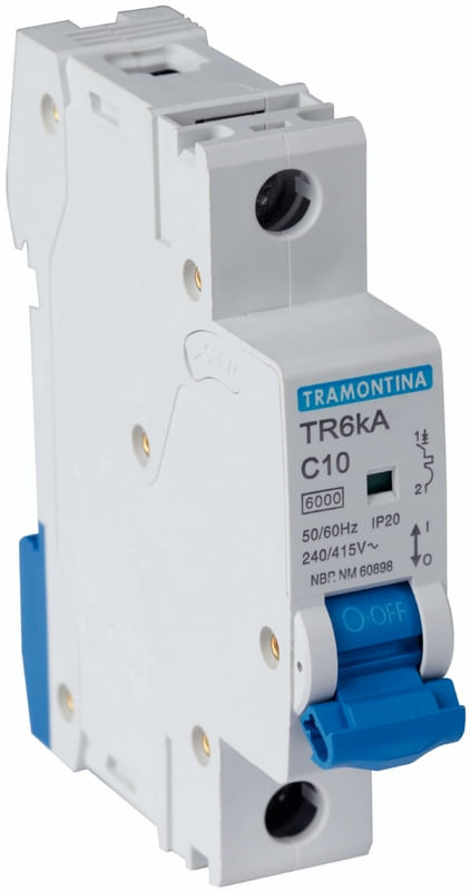 Interruptor Termomagnético Tr6Ka 1P 10A Curva C