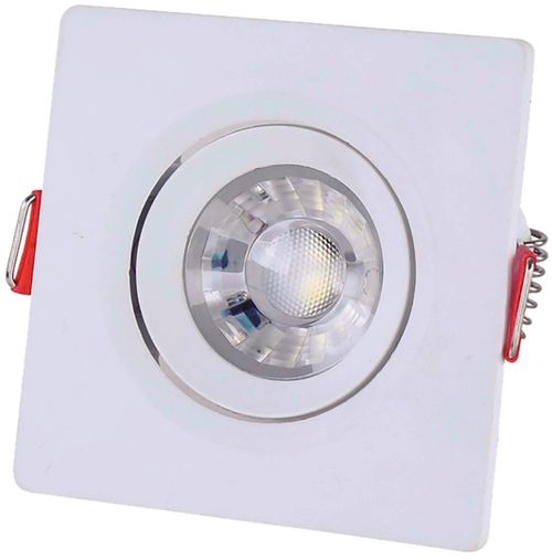 Spot Led Tramontina Cuadrado 7 W 3000 K Luz Amarillo